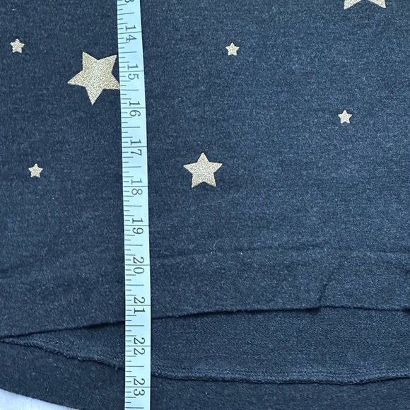Kate Spade Girl’s Gold Glittering Stars Sweatshirt Dark Gray/Gold Stars 164/14y - Picture 4 of 9